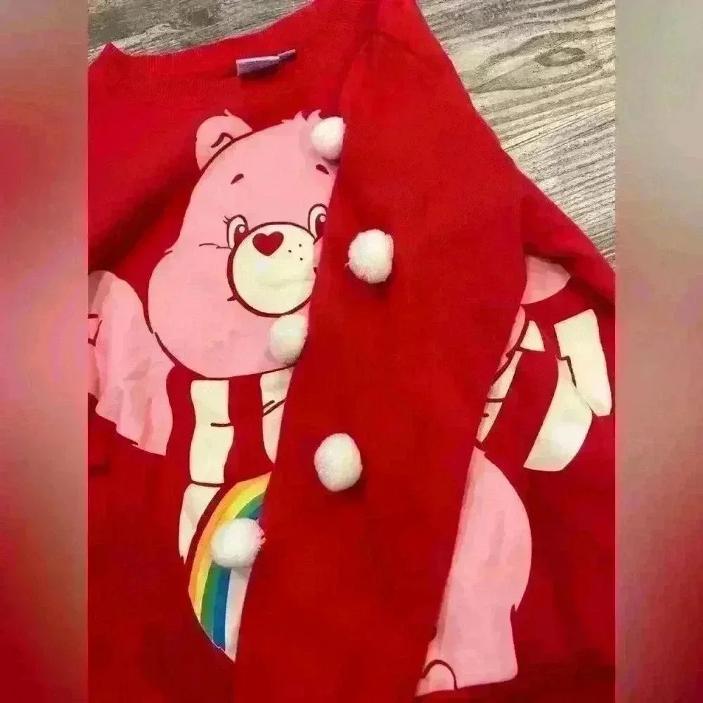 Size small Care Bears crew neck pullover sweatshirt - Picture 6 of 8